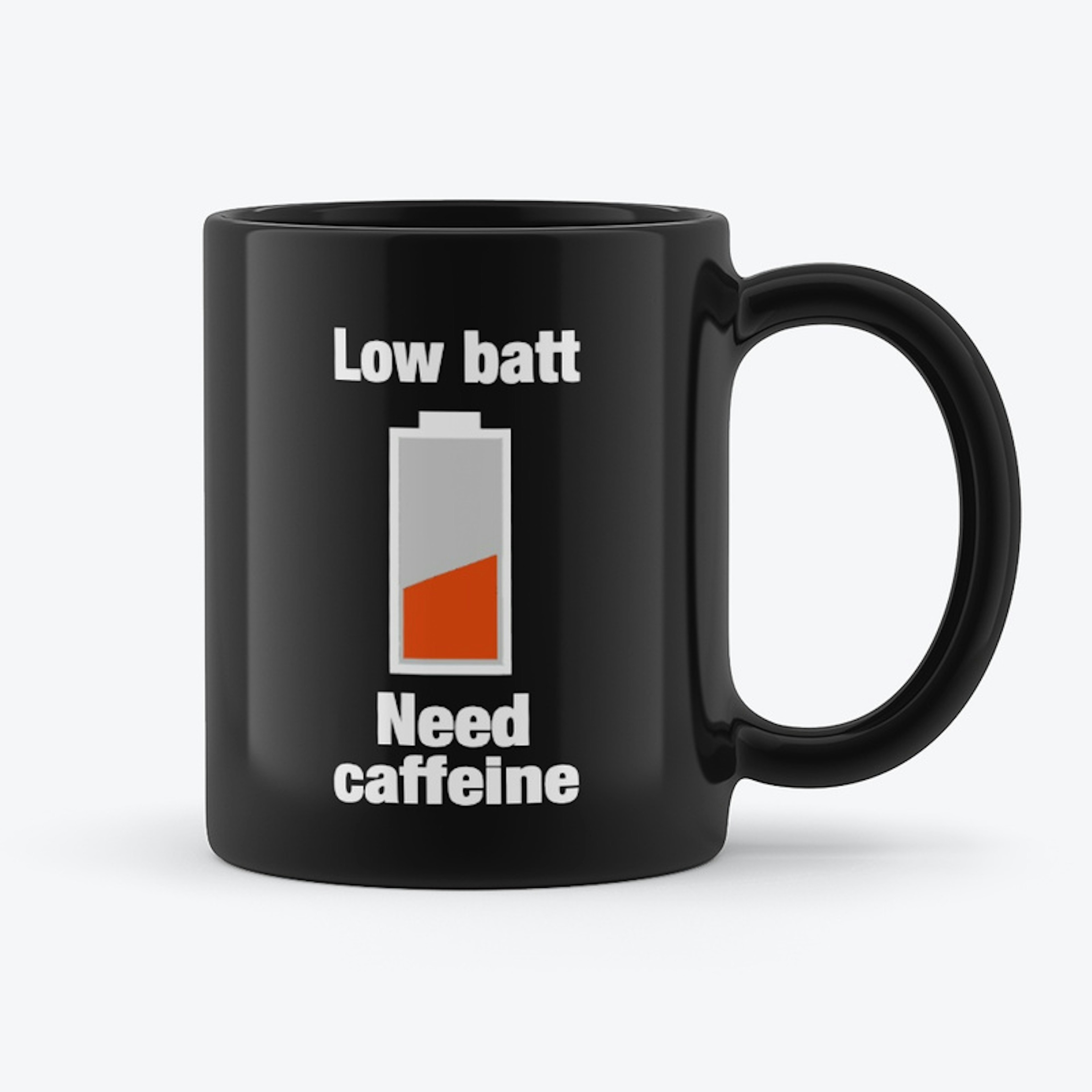 Low battery need caffeine