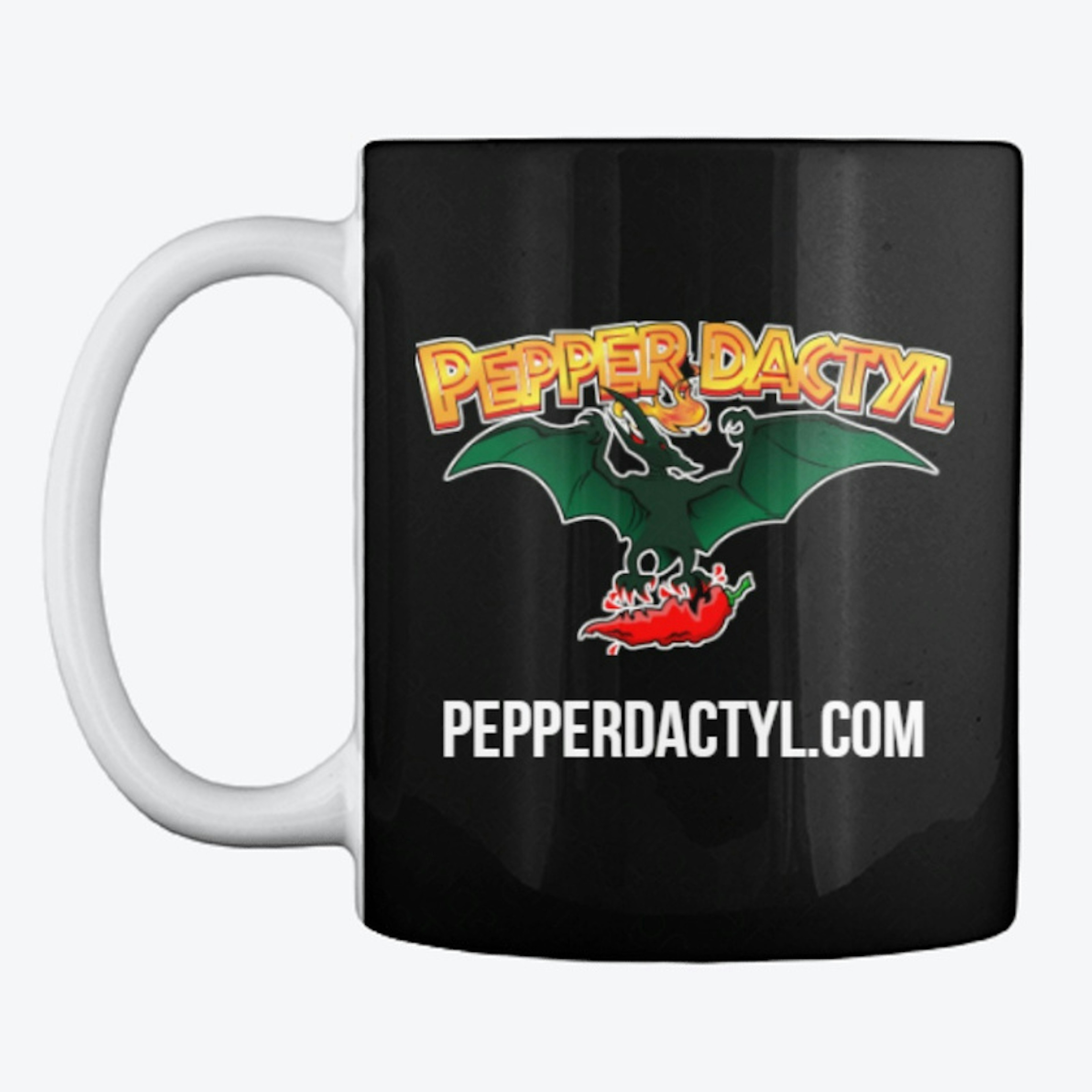 PepperDactyl Mug, Black